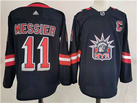 New York Rangers #11 Mark Messier Navy 2020/21 Reverse Retro Jersey