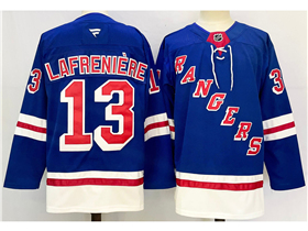 New York Rangers #13 Alexis Lafrenière 2024 Royal Blue Jersey