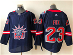 New York Rangers #23 Adam Fox Navy 2020/21 Reverse Retro Jersey