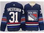 New York Rangers #31 Igor Shesterkin Navy Alternate Jersey 