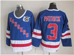 New York Rangers #3 James Patrick CCM 75th Blue Jersey