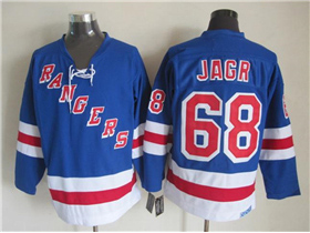 New York Rangers #68 Jaromir Jagr CCM Vintage Blue Jersey