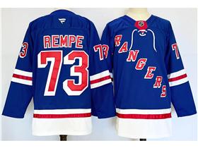 New York Rangers #73 Matt Rempe 2024 Royal Blue Jersey