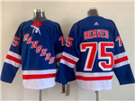 New York Rangers #75 Ryan Reaves Home Royal Blue Jersey