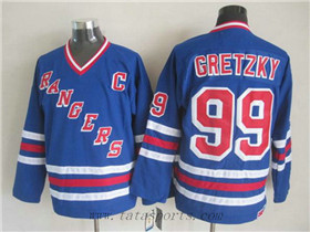 New York Rangers #99 Wayne Gretzky CCM Royal Blue Heroes of Hockey Alumni Jersey