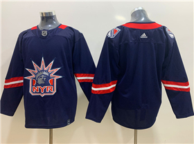 New York Rangers Navy 2020/21 Reverse Retro Team Jersey