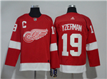 Detroit Red Wings #19 Steve Yzerman Red Jersey