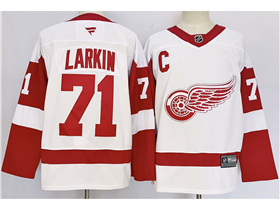 Detroit Red Wings #71 Dylan Larkin 2024 White Jersey