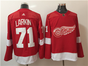 Detroit Red Wings #71 Dylan Larkin Red Jersey