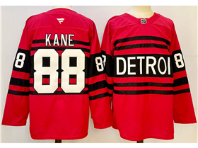 Detroit Red Wings #88 Patrick Kane Red Reverse Retro 2.0 Jersey