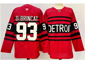 Detroit Red Wings #93 Alex DeBrincat Red Reverse Retro 2.0 Jersey