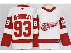 Detroit Red Wings #93 Alex DeBrincat 2024 White Jersey