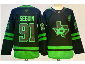 Dallas Stars #91 Tyler Seguin 2024 Black Jersey