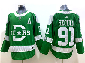 Dallas Stars #91 Tyler Seguin Green 2020 Winter Classic Jersey