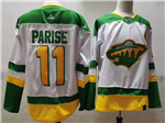 Minnesota Wild #11 Zach Parise White 2020/21 Reverse Retro Jersey