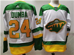 Minnesota Wild #24 Mathew Dumba White 2020/21 Reverse Retro Jersey