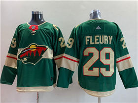 Minnesota Wild #29  Marc-Andre Fleury Green Jersey