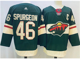 Minnesota Wild #46 Jared Spurgeon Green Jersey