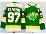 Minnesota Wild #97 Kirill Kaprizov Green Reverse Retro 2.0 Jersey