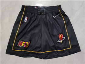 Miami Heat Youth Black Basketball Shorts