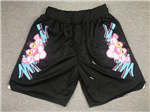 Miami Heat x Pink Panther Just Don Black Basketball Shorts