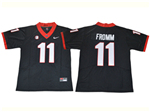 Georgia Bulldogs #11 Jake Fromm Black College Football Jersey