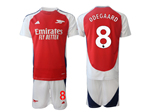 Arsenal F.C. 2024/25 Home Red Soccer Jersey with #8 Ødegaard Printing