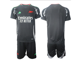 Arsenal F.C. 2024/25 Away Black Soccer Jersey