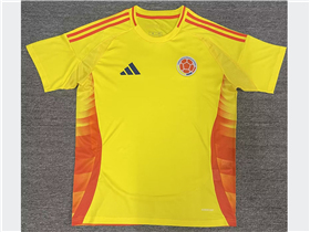 
Colombia 2024 Home Gold Soccer Team Jersey 