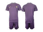 England 2024 Away Dark Raisin Soccer Jersey