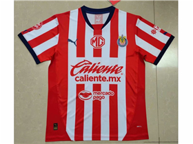 Chivas de Guadalajara 2024/25 Home Red/White Soccer Team Jersey