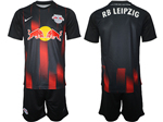 RB Leipzig 2022/23 Third Black Soccer Jersey