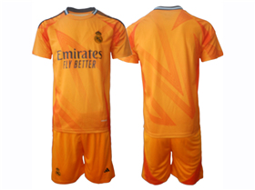 Real Madrid CF 2024/25 Away Orange Soccer Jersey