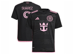 Inter Miami CF 2024 Away Black Soccer Jersey with #9 Suárez Printing