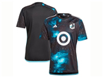 Minnesota United 2024 Home Black Minnesota Night Soccer Team Jersey