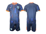 Netherlands 2024 Away Navy Soccer Jersey