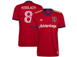 Real Salt Lake 2022/23 Home Red Soccer Jersey with #8 Kreilach Printing